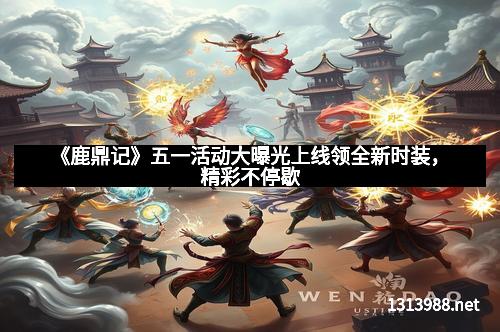 《鹿鼎记》五一活动大曝光上线领全新时装，精彩不停歇